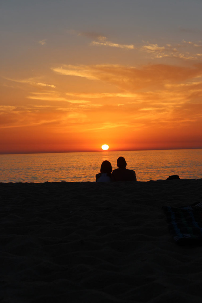 Sunset at Meco.