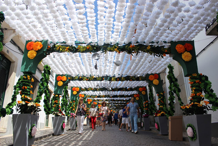 Flower's festival in Alentejo Portugal