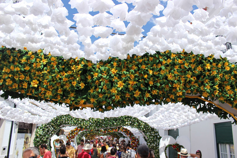 Flower's festival in Alentejo Portugal