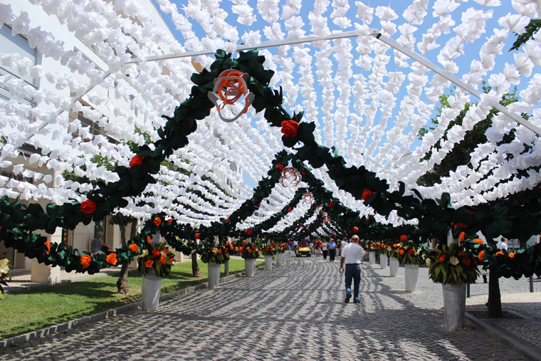 Flower's festival in Alentejo Portugal
