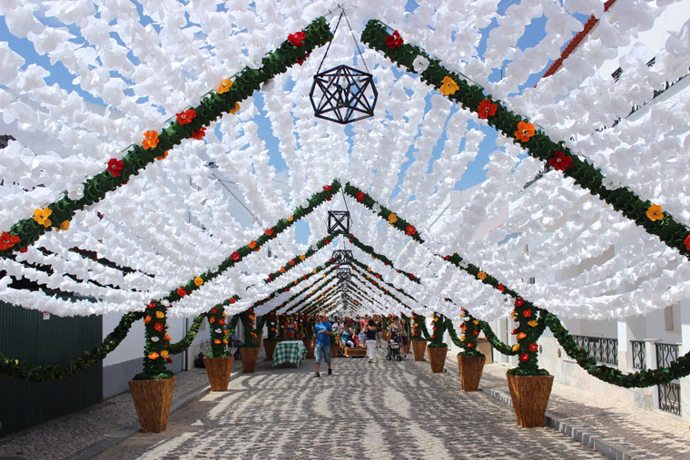 Flower's festival in Alentejo Portugal