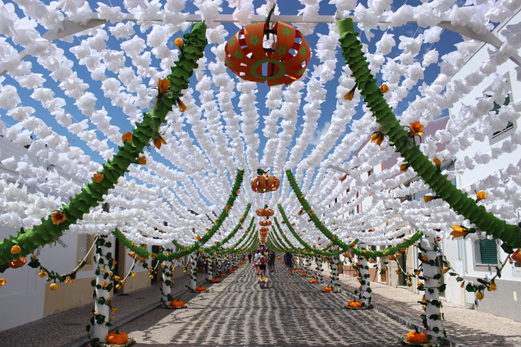 Flower's festival in Alentejo Portugal