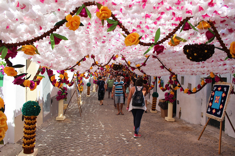 Flower's festival in Alentejo Portugal