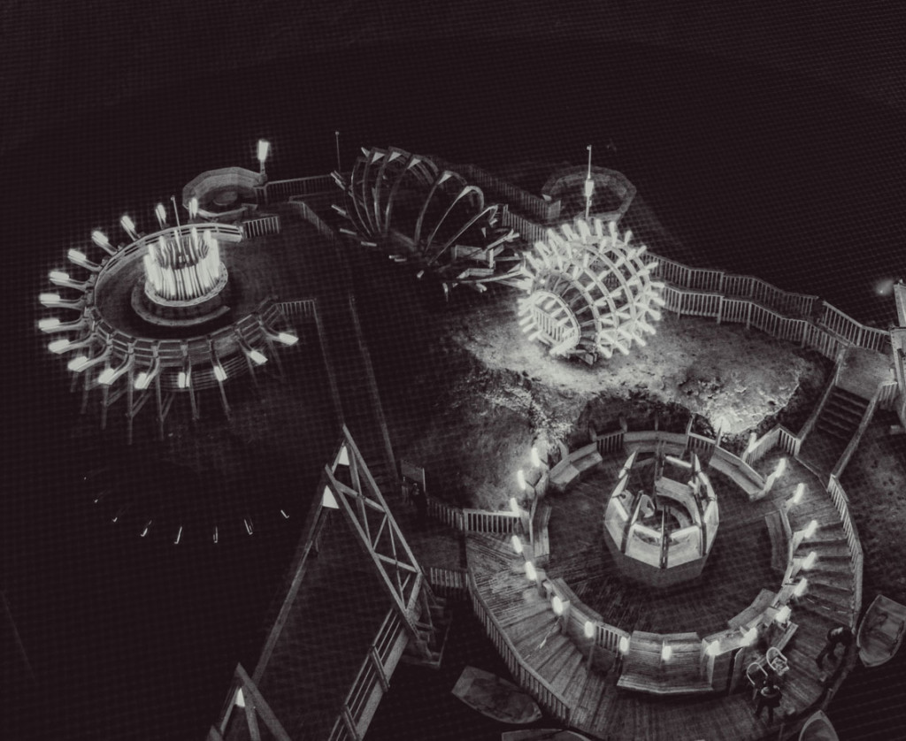 Deep inside the Turda Salt Mine.