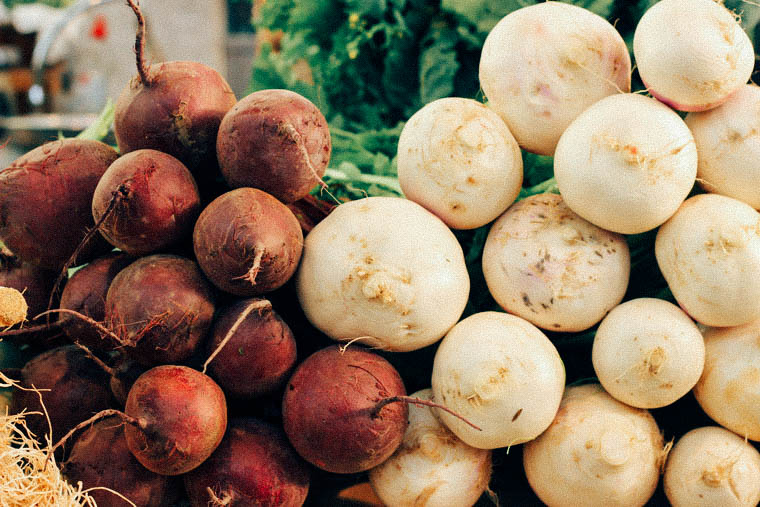 Local food market in Portugal