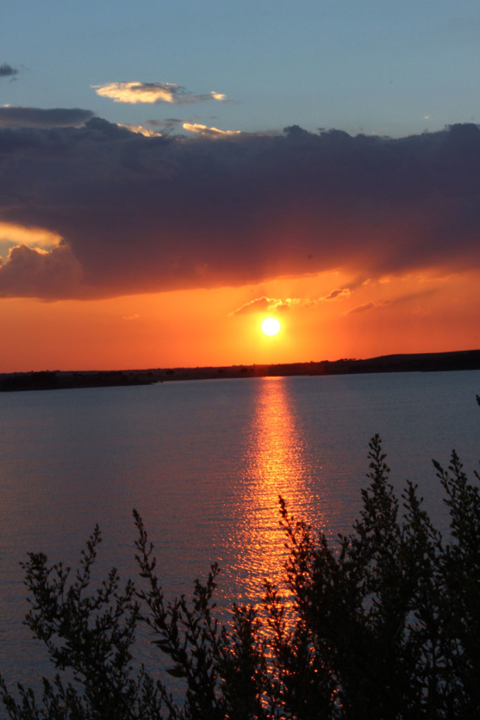 Sundown over Alqueva.