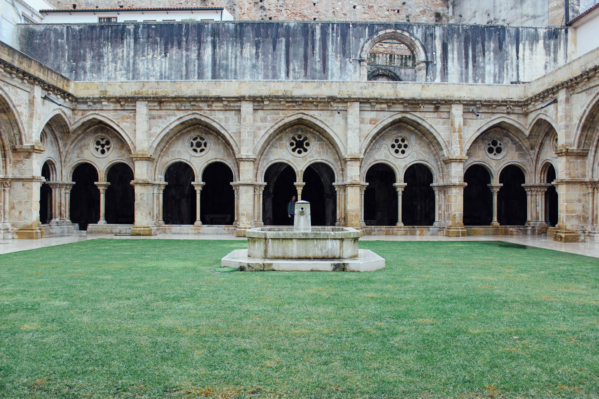 The old cathedral in Coimbra