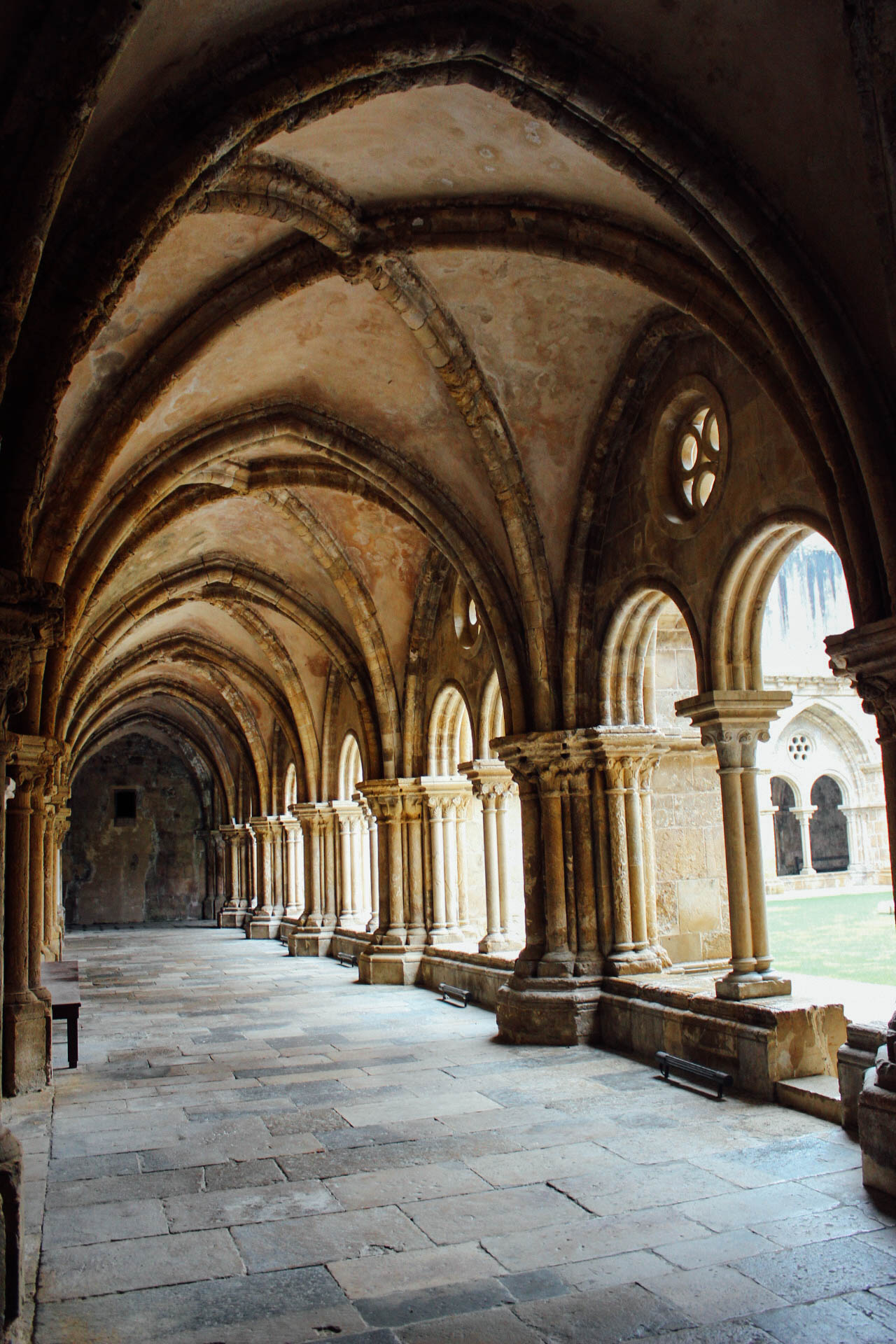 The old cathedral in Coimbra