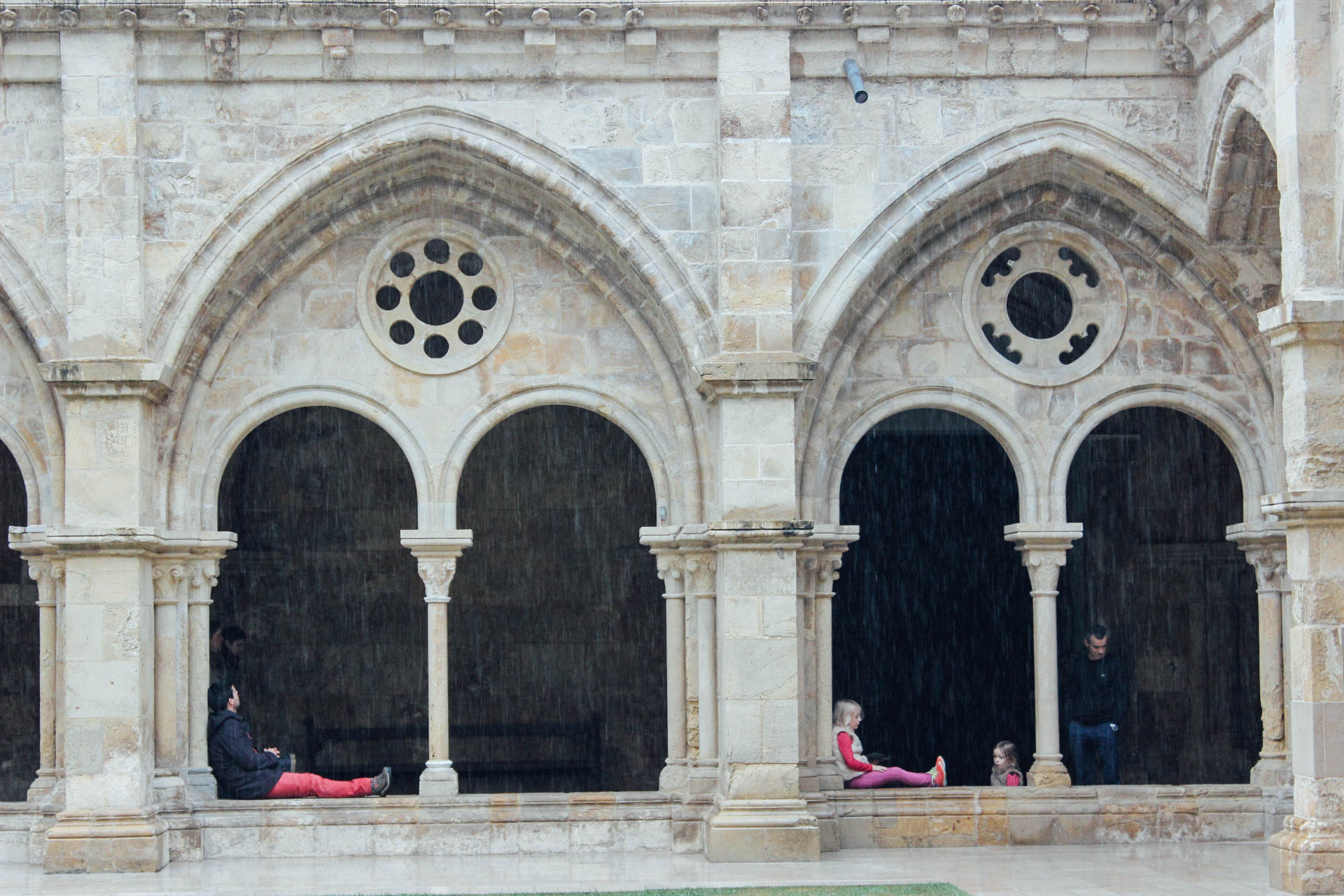 The old cathedral in Coimbra