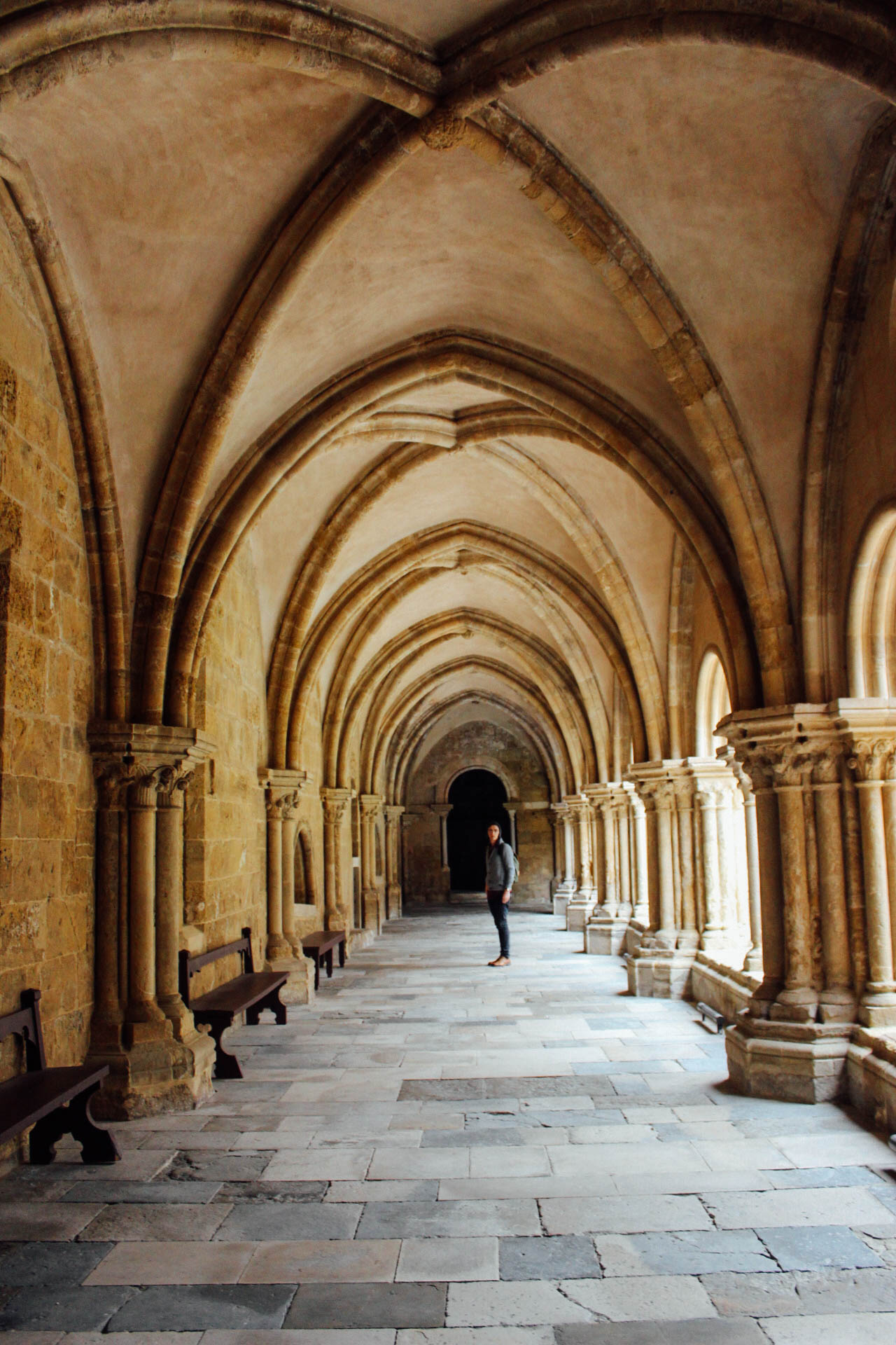The old cathedral in Coimbra