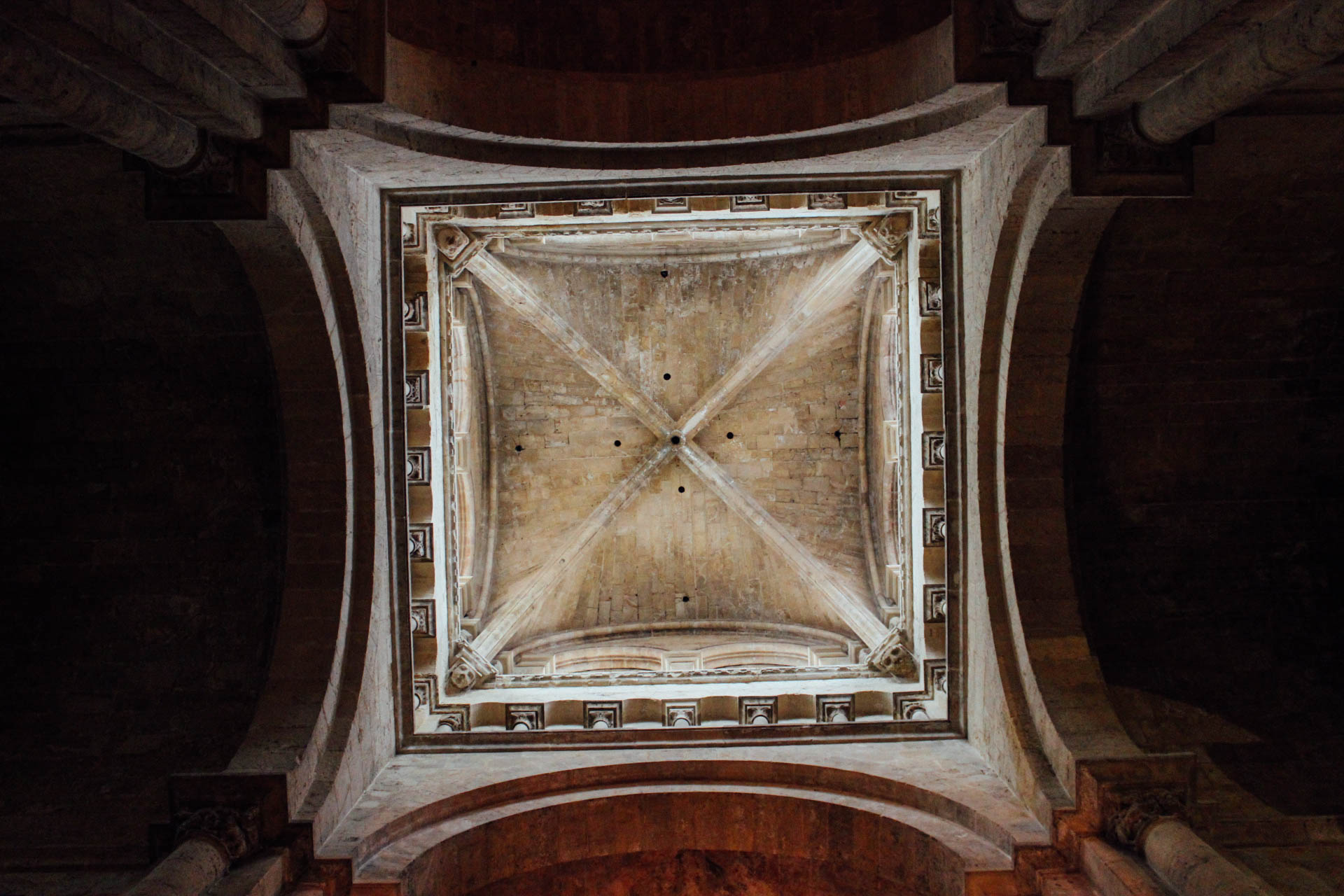 The old cathedral in Coimbra