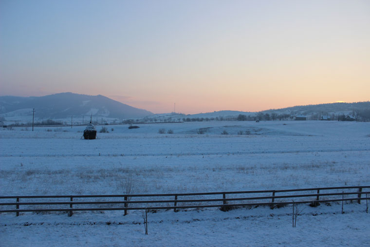 Snow and Romania - a perfect combination