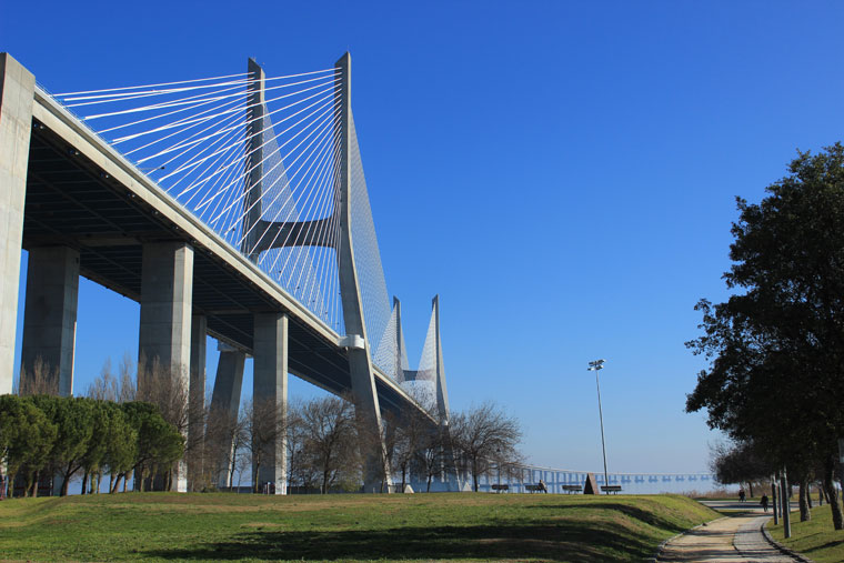 Under the Vasco da Gama Bridge - Where Two Go To