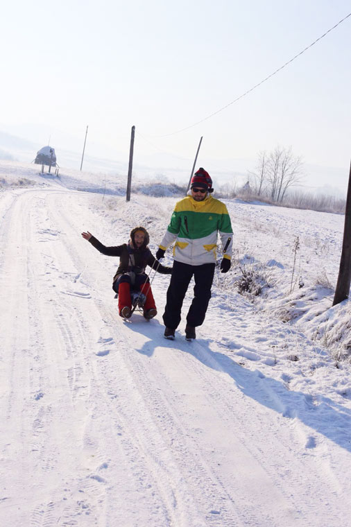 Snow and Romania - a perfect combination