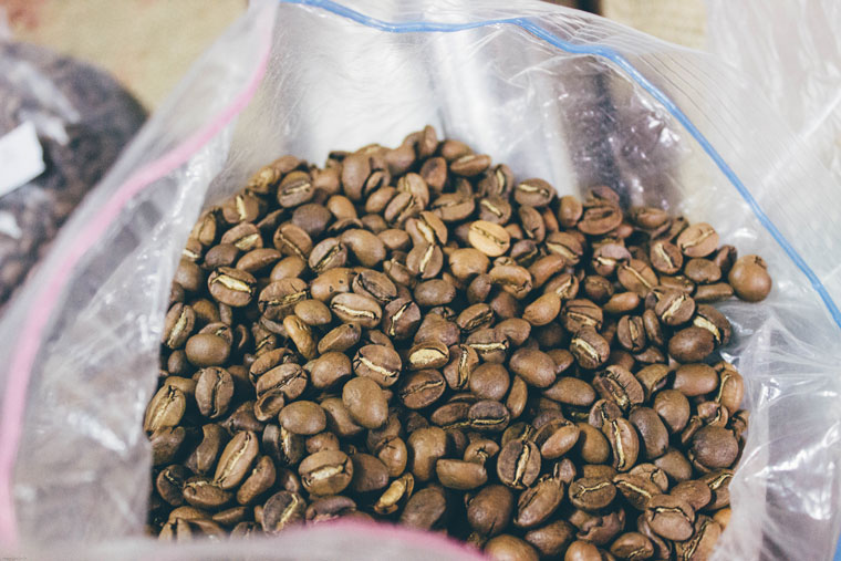 Flor da Selva roasting coffee in Lisbon