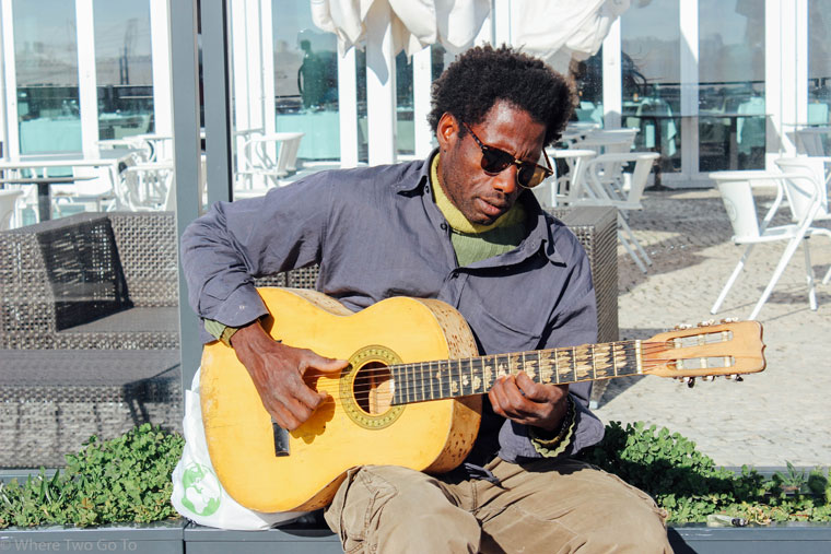Music on the terrace.