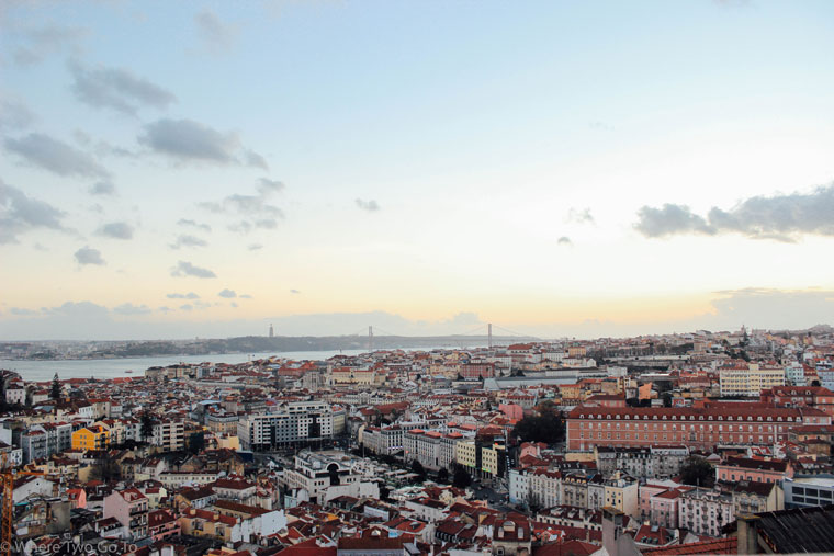 Lisbon from Senhora do Monte.