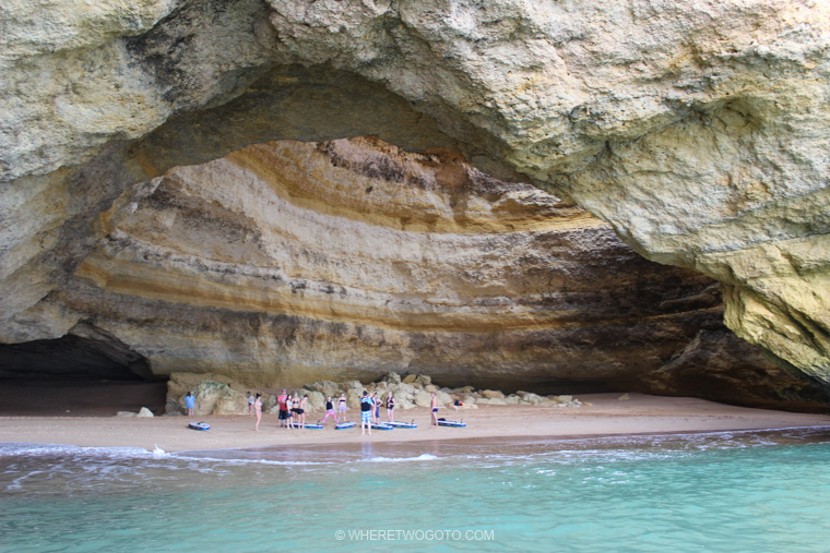 Boat tour Benagil Marinha caves Algarve Where Two Go To