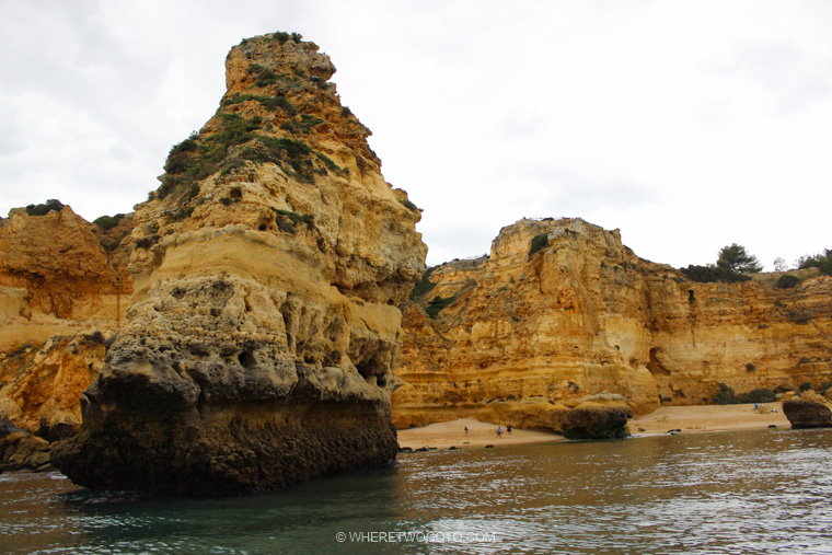 Boat tour Benagil Marinha caves Algarve Where Two Go To