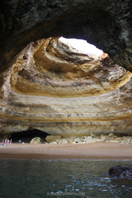 Boat tour Benagil Marinha caves Algarve Where Two Go To