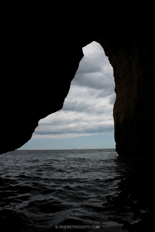 Boat tour Benagil Marinha caves Algarve Where Two Go To