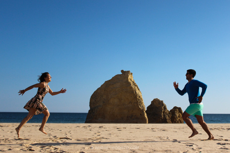 Praia dos Tres Irmaos Algarve Portugal Where Two Go To