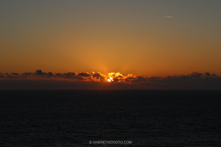 Sunset Cape St Vincent Algarve Portugal Where Two Go To