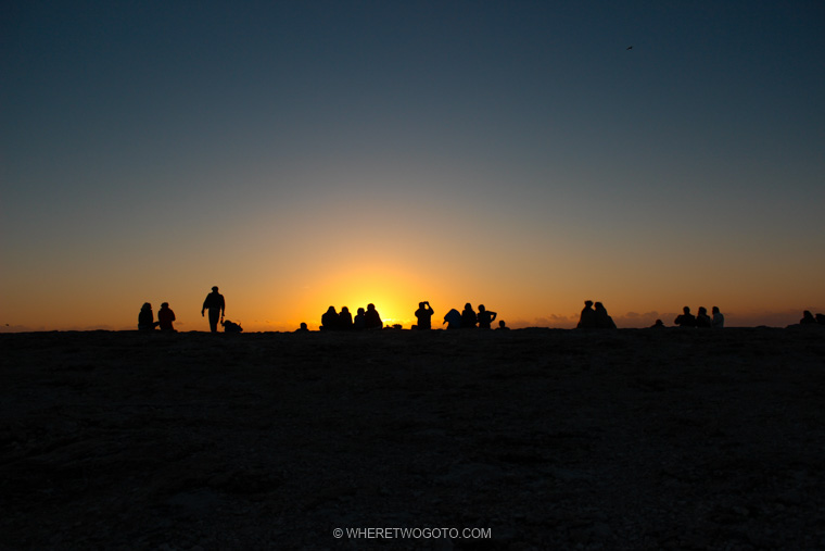 Sunset Cape St Vincent Algarve Portugal Where Two Go To