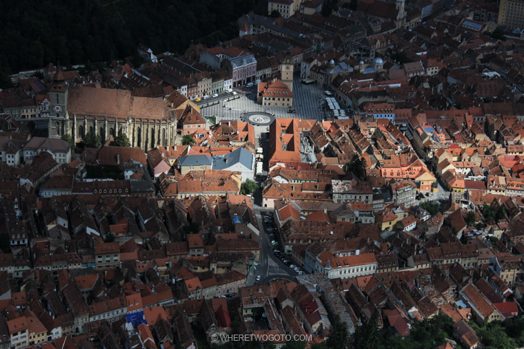 Brasov from above.