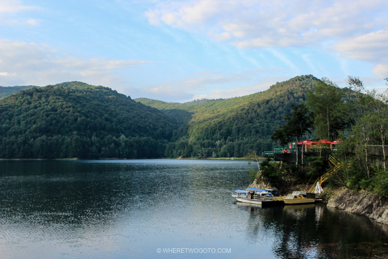 Vidraru Lake Transylvania Romania