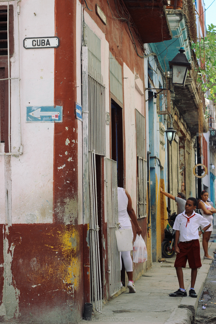 Havana streets Cuba Where Two Go To