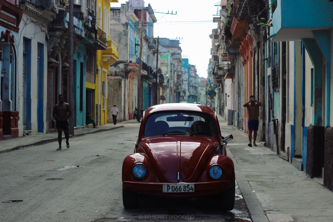 Classic Car street Havana Cuba Where Two Go To