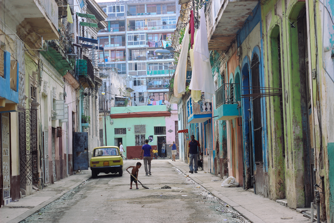 Havana streets Cuba Where Two Go To
