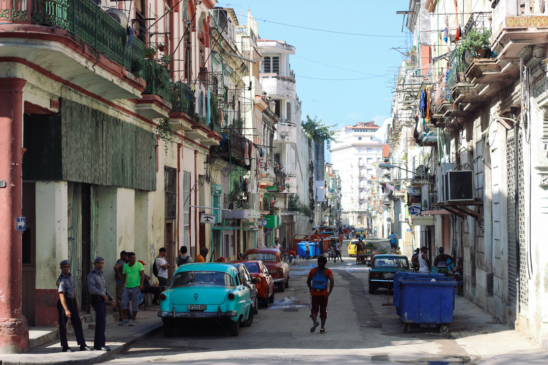 Classic Car street Havana Cuba Where Two Go To