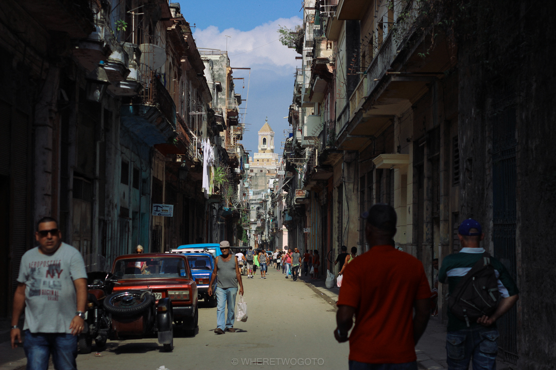 Havana streets Cuba Where Two Go To