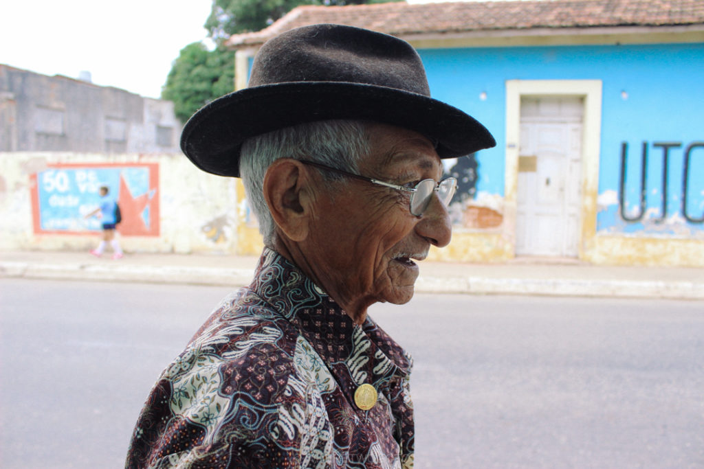 A face on the street in Trinidad.