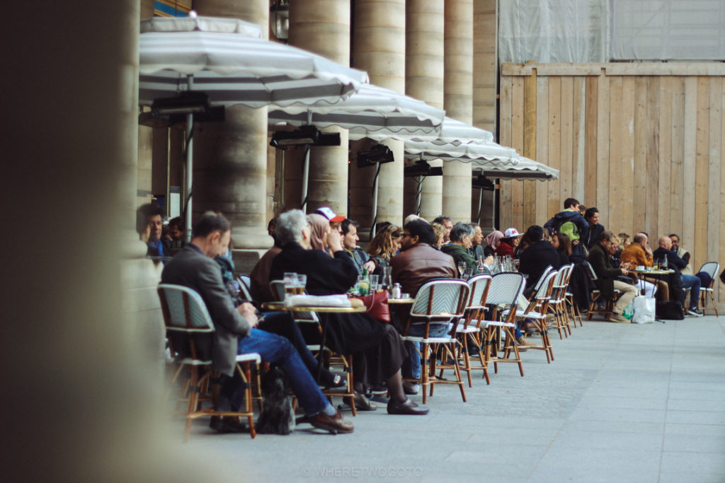 An afternoon on the terrace.