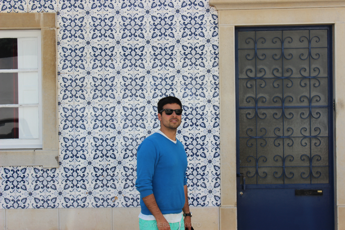 Portuguese tiled facades