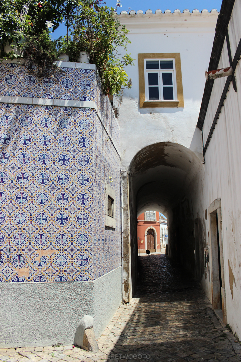 Portuguese tiled facades