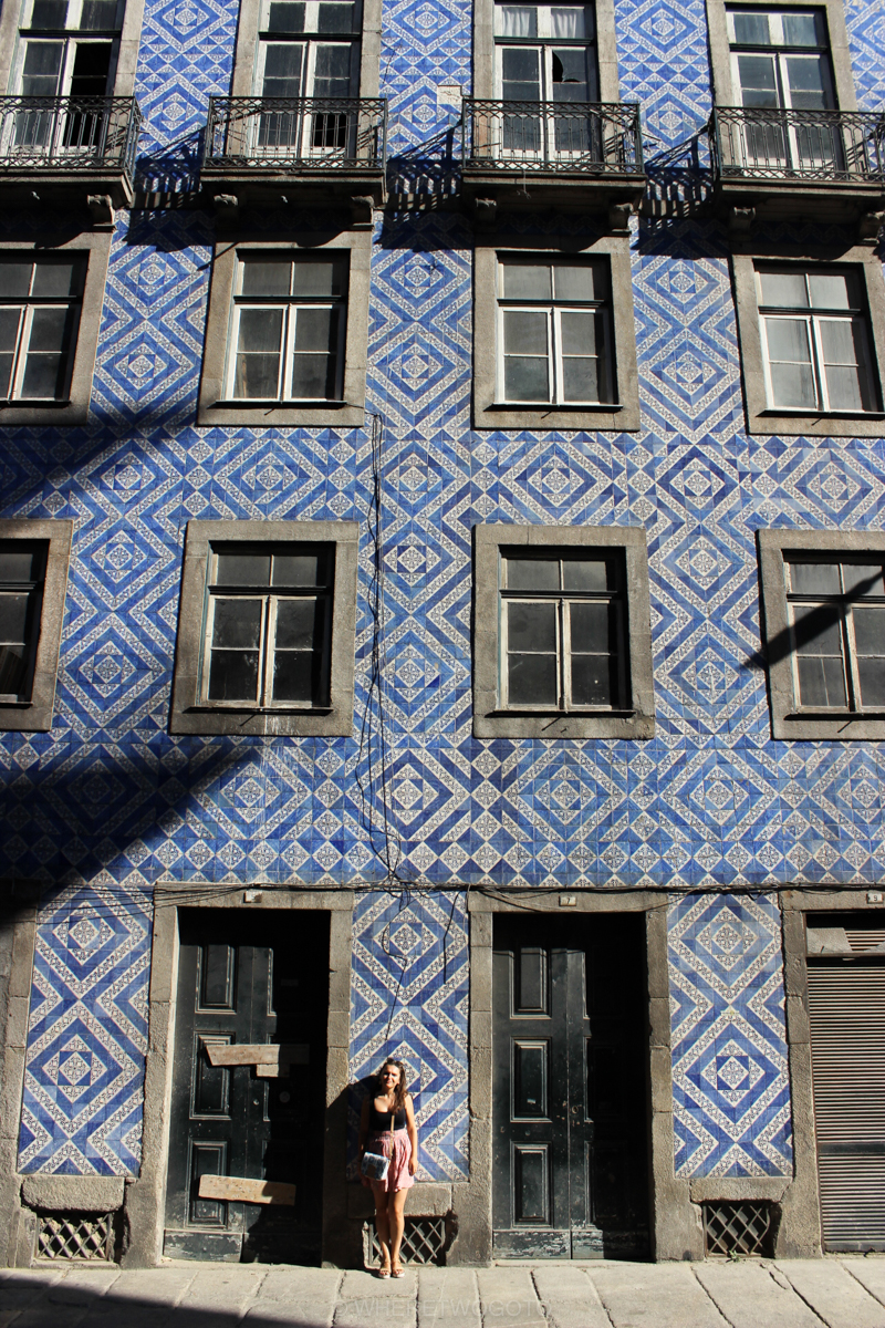 Portuguese tiled facades