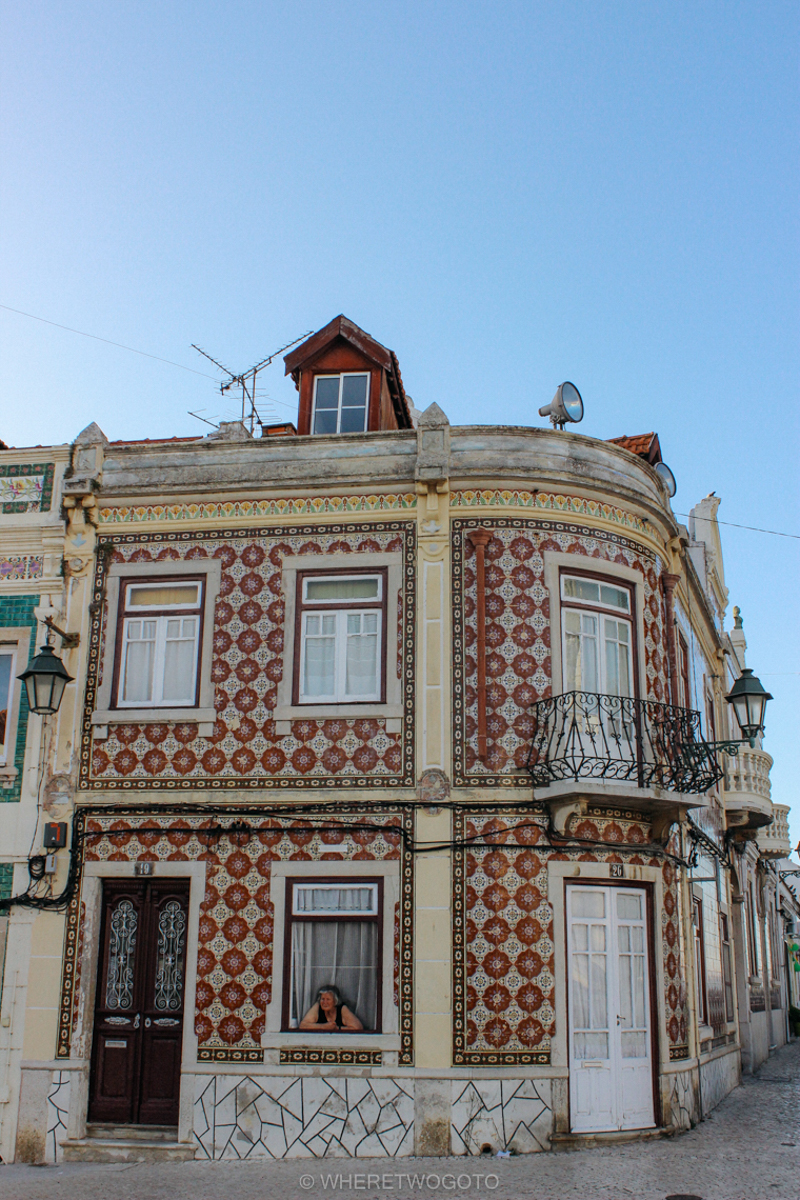 Portuguese tiled facades